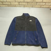 Black and Navy North Face Denali Fleece Men's Medium