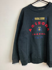 Black Arizona Embroidery Sweatshirt Men's XL