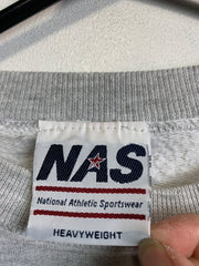 Grey NAS Embroidery Sweatshirt Men's Medium