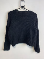 Black Knitwear Sweater Women's Medium