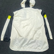 Vintage White and Navy Anorak Windbreaker men's Large