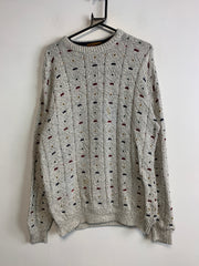 Grey Knitwear Sweater Men's Medium