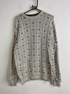 Grey Knitwear Sweater Men's Medium