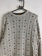 Grey Knitwear Sweater Men's Medium