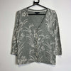 Grey Tommy Hilfiger Patterned Cardigan Knit Womens Medium