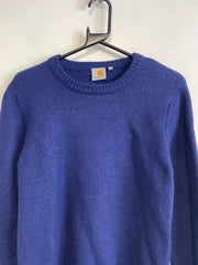 Navy Carhartt Wool Knit Sweater Women's Large