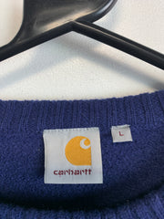 Navy Carhartt Wool Knit Sweater Women's Large