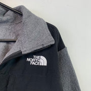 Grey and Black North Face Denali Fleece Jacket Men's Medium