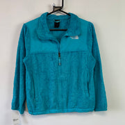 Blue North Face Sherpa Fleece Jacket Girl's Large