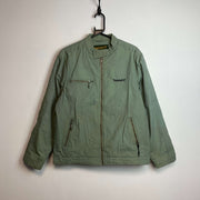 Khaki Green Timber Quilted Jacket Men's Medium