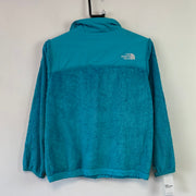 Blue North Face Sherpa Fleece Jacket Girl's Large