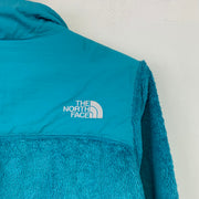 Blue North Face Sherpa Fleece Jacket Girl's Large