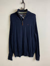 Navy Tommy Hilfiger 1/4 Zip-up Jumper Men's XL