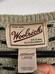 Khaki Woolrich Knitwear Sweater Women's Large