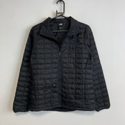 Black North Face Quilted Jacket Women's Medium