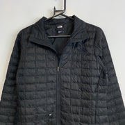 Black North Face Quilted Jacket Women's Medium