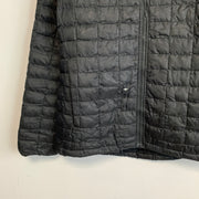 Black North Face Quilted Jacket Women's Medium