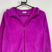 Purple Columbia Fleece Jacket Women's Large