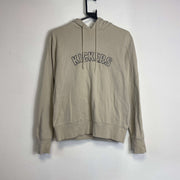 Vintage Beige Kickers Hoodie Pullover Small