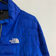 Blue North Face Quilted Jacket Women's Large