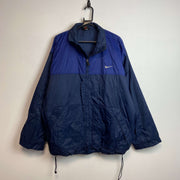 Vintage 90s Navy Nike Quilted Jacket Men's Large
