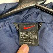 Vintage 90s Navy Nike Quilted Jacket Men's Large