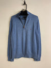 Light Blue Tommy Hilfiger 1/4 Zip-up Sweater Men's Large