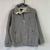 Vintage Grey Ralph Lauren Sherpa Fleece jacket Men's Medium