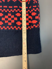 Navy and Red Gap Knitwear Sweater Women's Small