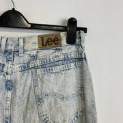 White and Blue Lee Jeans W30