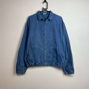 Vintage 90s Blue Polo Ralph Lauren Harrington Jackets Men's Large