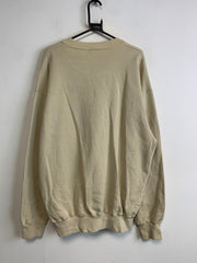 Vintage 90s Beige Russell Athletic Blank Sweatshirt Men's XXL