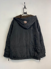 Black Napapijri Anorak Jacket Men's Large