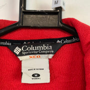 Grey and Red Columbia Fleece Jacket Women's Medium