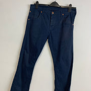 Navy Wrangler Jeans W32