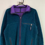 Dark Turquoise Patagonia Fleece Jacket Women's Medium