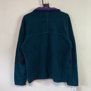 Dark Turquoise Patagonia Fleece Jacket Women's Medium