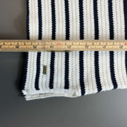White Navy Striped Tommy Hilfiger Sweater Knit Jumper Womens XS