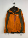 Orange and Green North Face Gortex Raincoat Men's Medium