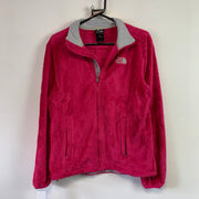 Hot Pink North Face Sherpa Fleece Jacket Women's Medium