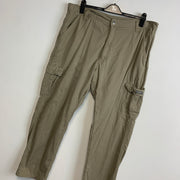 Beige Wrangler Fleece Lined Cargos W40