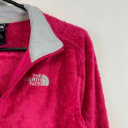 Hot Pink North Face Sherpa Fleece Jacket Women's Medium