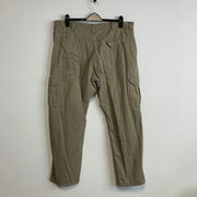 Beige Wrangler Fleece Lined Cargos W40