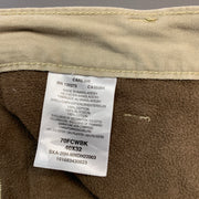 Beige Wrangler Fleece Lined Cargos W40