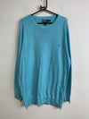 Vintage Cyan Polo Ralph Lauren Sweatshirt Men's Large