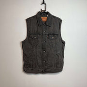 Grey Levi's Denim Vest Men's Medium