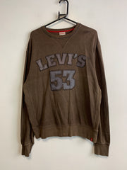 Brown Levi's Sweatshirt Men's Large