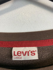 Brown Levi's Sweatshirt Men's Large