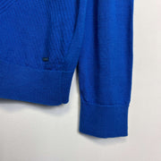 Blue Tommy Hilfiger Sweater Knit Jumper Cardigan Womens Small
