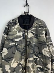 Camo Bomber Jacket Men's XL